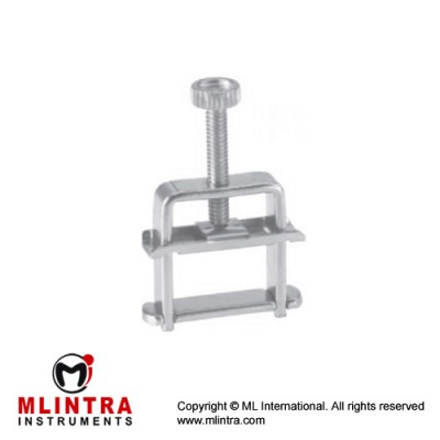 Hoffmann Tubing Clamp Stainless Steel, Width 25 mm 